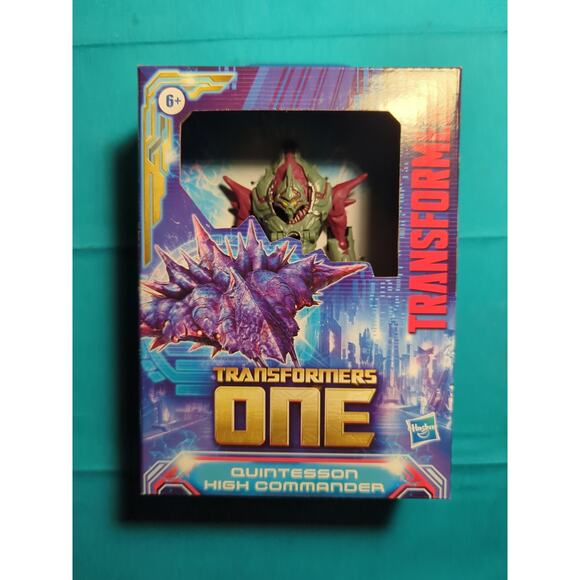 New Transformers One Quintesson High Commander Hasbro Deluxe Action Figure Toys - Picture 1 of 4